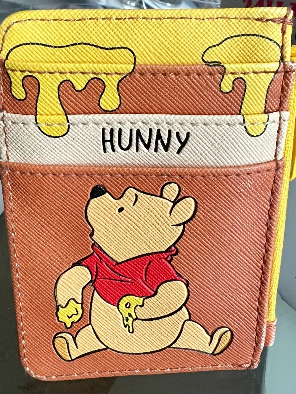 'HUNNY' Kids Wallet - Yellow, Red, Brown